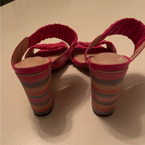 Anthropologie Capelli Rossi Striped Heels size 40 - Picture 7 of 12